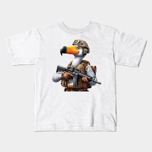 Tactical Dodo Bird Kids T-Shirt